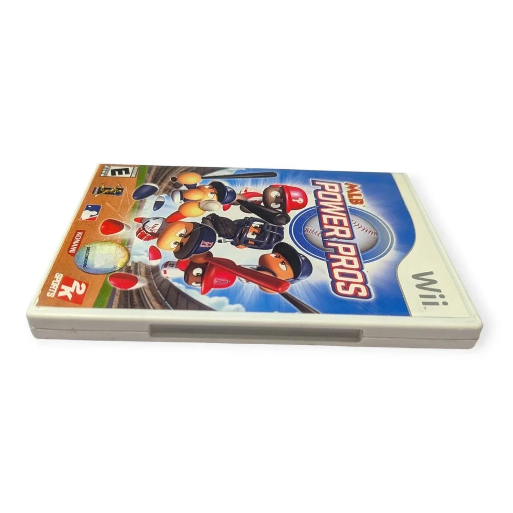 MLB Power Pros Nintendo Wii 2K Sports Baseball Game Complete CIB Konami 2007